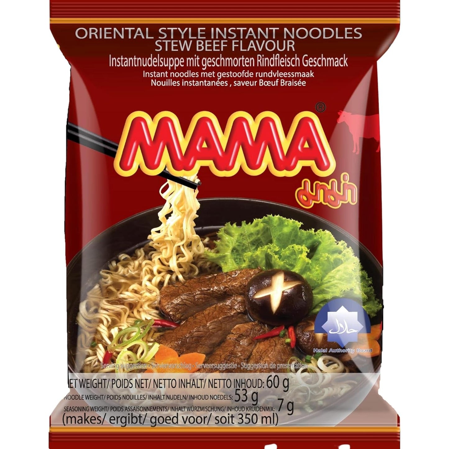 MAMA - Snabbnudlar med grönsaker - (1 x 60g)