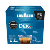 Lavazza A Modo Mio Dek Cremoso, 256 kaffekapslar, för koffeinfri espresso med aromatiska toner av mandel och canditis, 100% Arabica, intensitet 7/13, medelrostad, 16 förpackningar