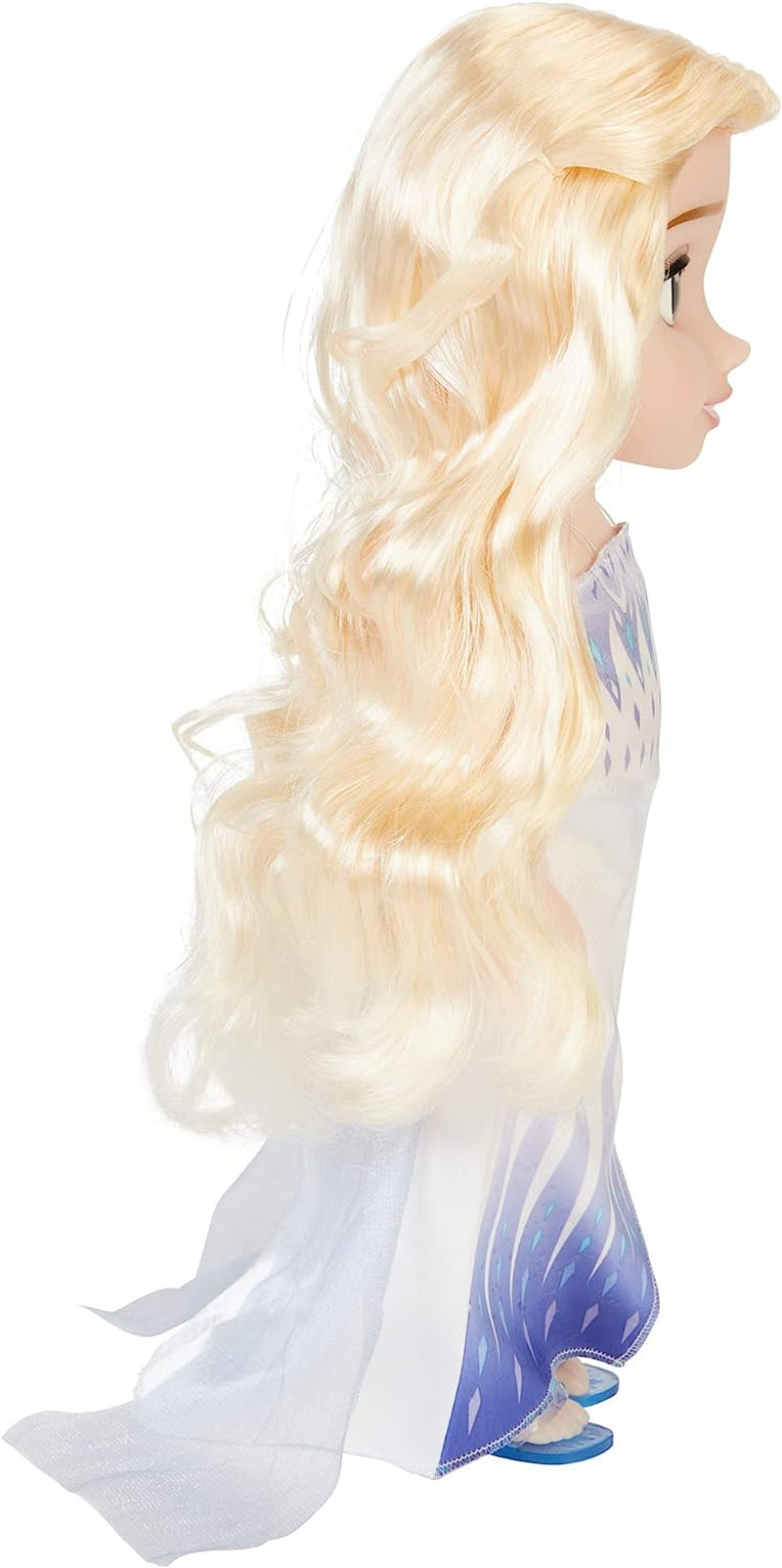 Disney Frozen 2 Elsa Doll - 35 cm lång, poserbar docka i ikonisk modeklänning och långt hår som flödar för extra kul, för tjejer från 3 år och uppåt, 214894