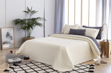 Todocama Fine Boutique Överkast med Diamantmönster Vår Sommar Höst Vinter 100 % Extra Mjukt Microfiber Multifunktionellt Överkast 105-200 X 260 cm Beige Sängar och filtar Besuche den Todocama-Store Beige Cama 105 - 200X260Cm