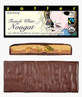 Mjölkchoklad och fransk nougat, handgjord (70 g) - Bio