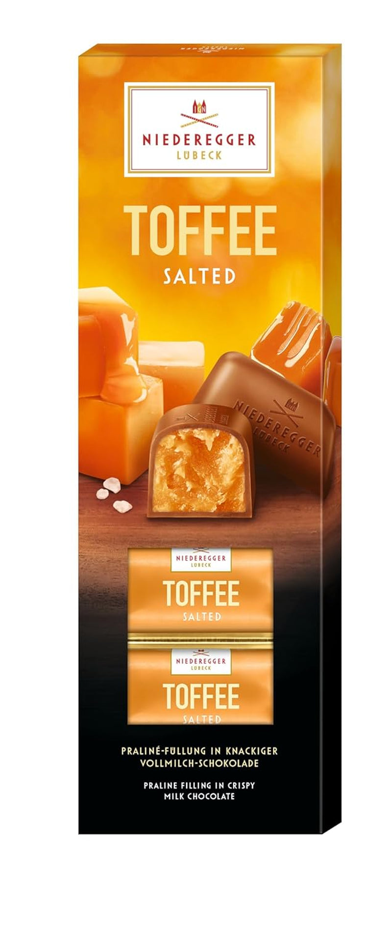 Klassiska Niederegger-praliner "Saltad kola" 100g