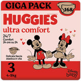 Huggies Ultra Comfort blöjor, storlek 3 (4-9 kg), Disney design, 168 st