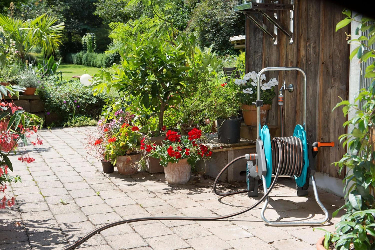 Gardena Comfort FLEX 19 mm (3/4 tum) slang, 25 m: Flexibel, formstabil trädgårdsslang med Power-Grip-profil, tillverkad av högkvalitativt spiralmaterial, 25 bar sprängtryck, utan systemkomponenter (18053-20)