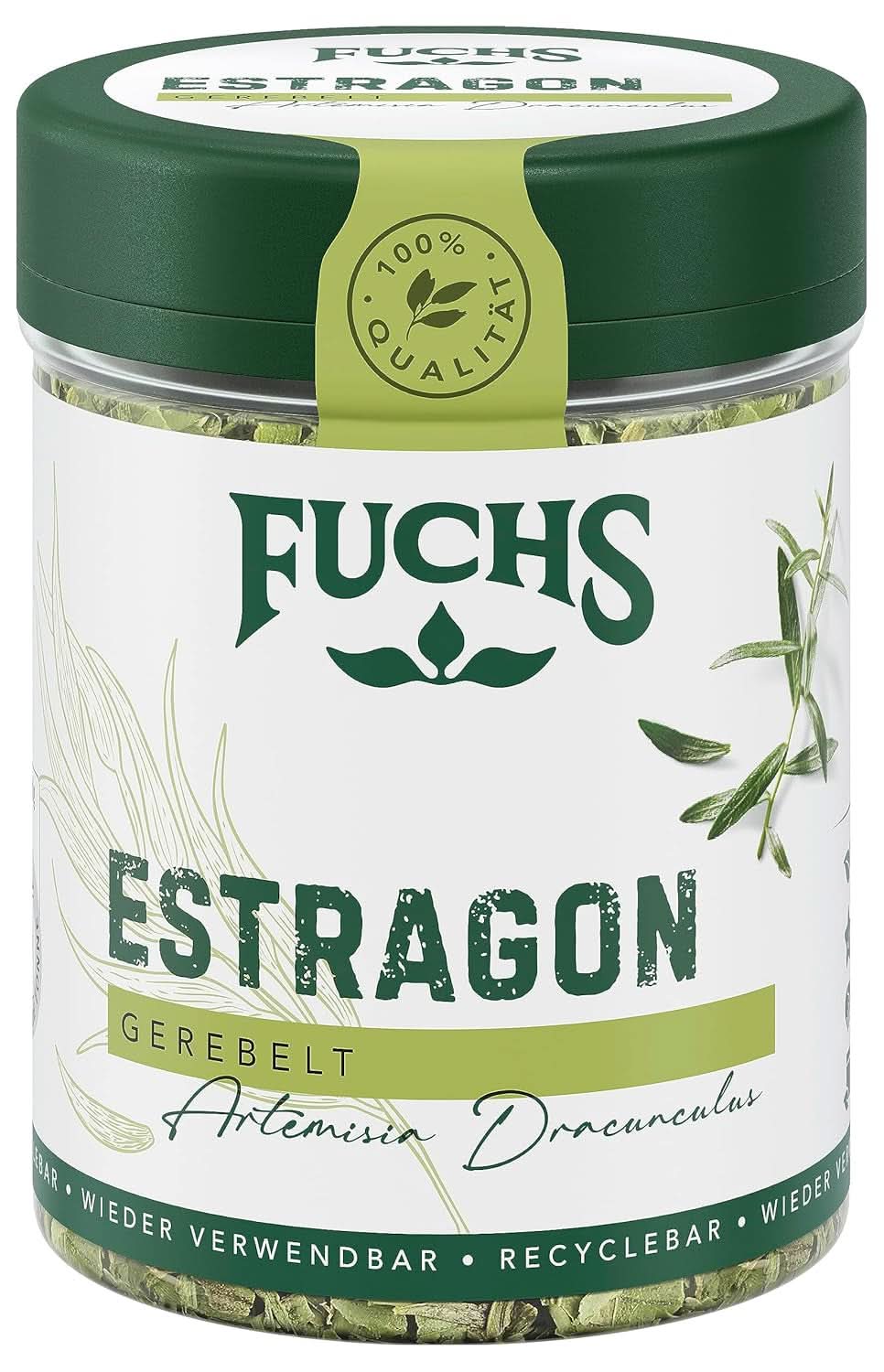 Fuchs, dragon, franska örter för att förädla sallader eller Hollandaisesås, 10 gram Condimente Naty Shop
