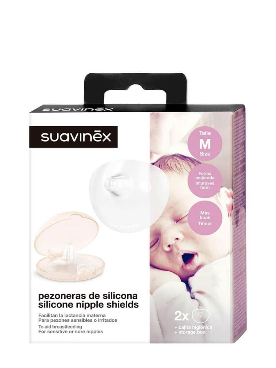 Suavinex 3304105 - Brustwarzenschutz 2Er Pack/Transparent Tillbehör Mat och Amning Bebe Naty Shop