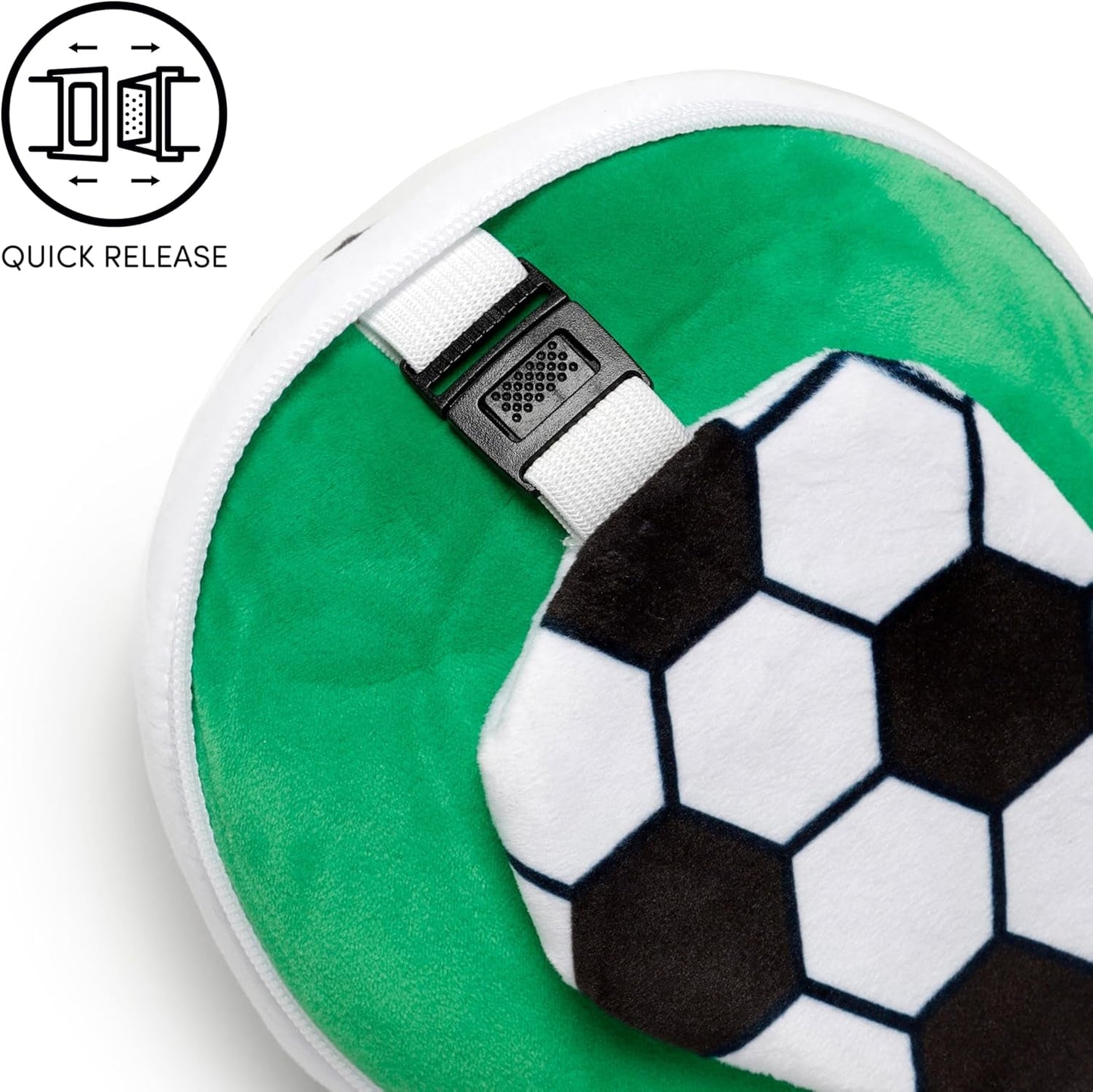 Resekudde med mask Relaxeazzz - Fotboll Resekuddar Naty Shop