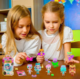 Galenskapens älva i min ficka | Fairy Doll with Wings, Samlar Fairy Toy med specialeffekter som glitter, Glow in the Dark och Color Changing