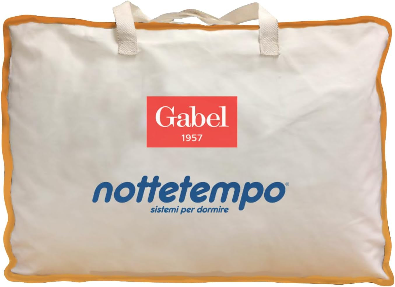 Nottetempo, gåsdunstäcke, enkelsäng, 205 X 155 X 2 Cm, Bianco Täcken och täcken Naty Shop