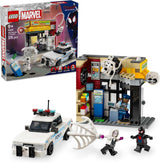 LEGO Marvel Spider-Verse: Miles Morales vs. Spot - Superhjältelekset med leksaksbil - 4 minifigurer och minimarknad - Present för pojkar och flickor i åldern 9+ 76311 Byggset Besuche den LEGO-Store Standardtitel