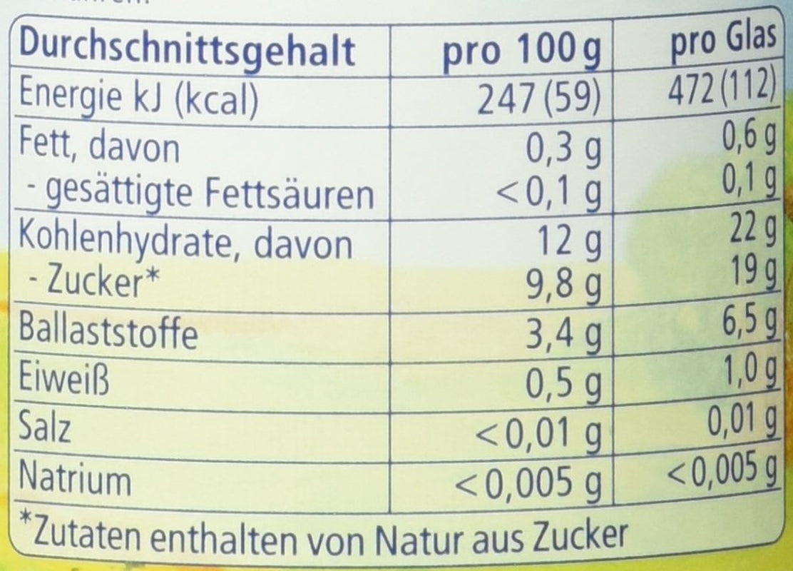 Ekologiskt päron med blåbär, efter 4 månader, 190g