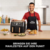 Ninja Foodi AF400EUCP MAX Dual Zone Air Fryer, 9,5 L Airfryer, 2 fack, med tång, non-stick beläggning Hushållsapparater Naty Shop