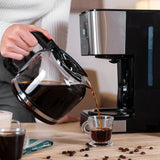 Espresso med filter Cecotec Coffee 66 Drop and Touch, effekt 950 W, 1,5 L, 12 koppar, pekskärm, glaskaraff, 24-timmarstimer, 6 strömbrytare, återanvändbart nätfilter