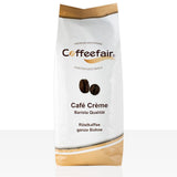 Coffeefair Cafe Creme Kaffeebohnen i Barista Qualität - 1 kg för Kaffeevollautomaten, Mischbohne för Kaffee eller Espresso verwendbar, schonende Trommelröstung