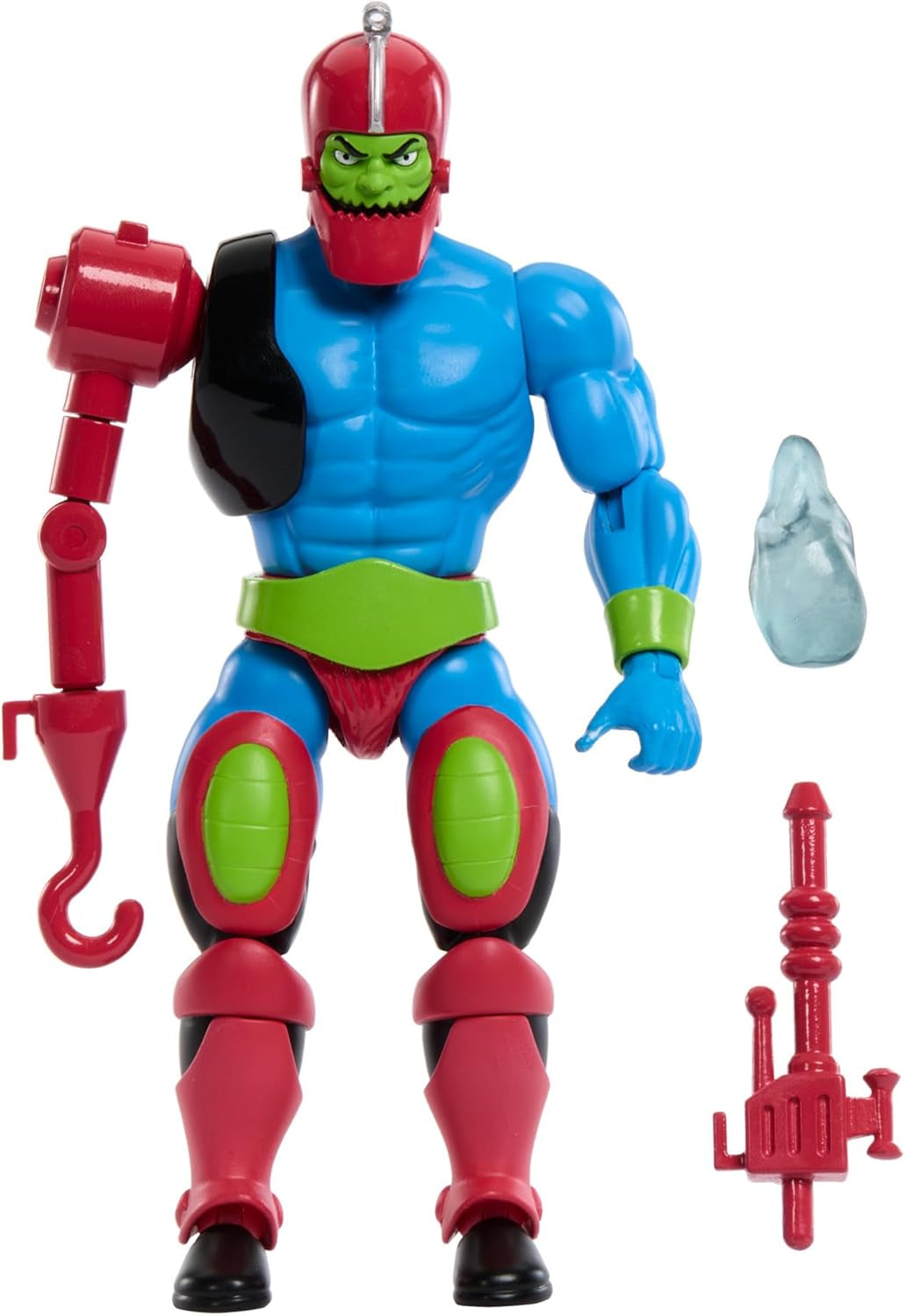Masters of the Universe Origins Actionfigur Trap Jaw Samlarfigur, ca. 14 cm stor populär MOTU-skurkleksak med 16 rörliga leder och tillbehör, HYD41, [Multicolor] Actionfigurer Naty Shop Standardtitel
