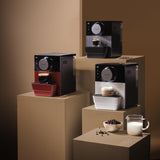 Cecotec Cremmaet Cube kompakt espressomaskin, 1350 W, presssystem 10 g, förinfusionssystem, 19 bar, termoblocksystem, 5 malinställningar, touchkontrollpanel