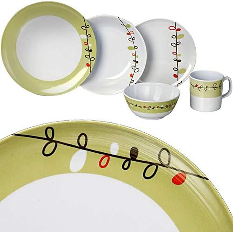 Servisset i melamin, design Esprit