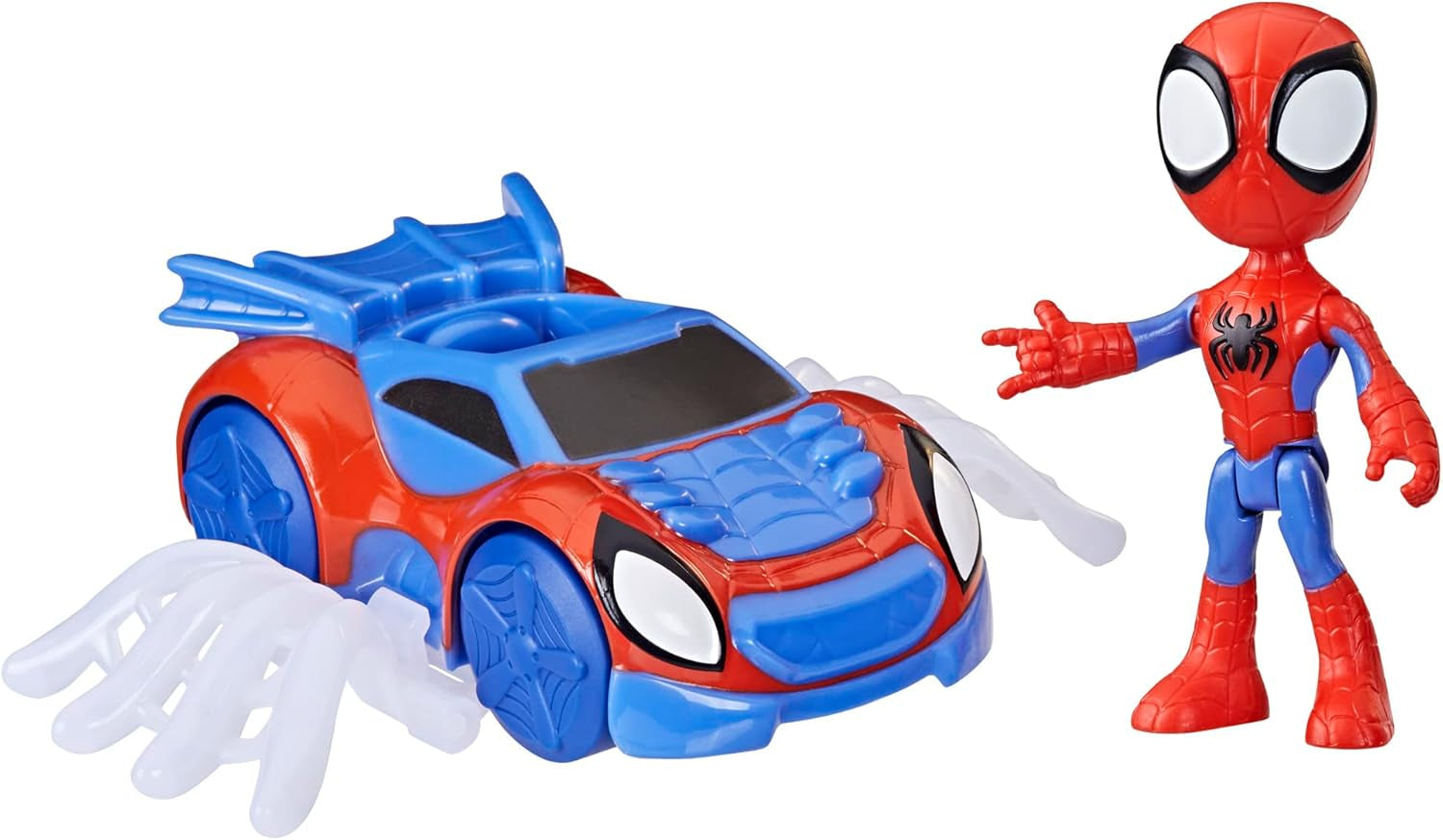 SPIDEY och HANS FANTASTISKA VÄNNER Marvel Spidey Motorcykelfigurleksak för pojkar och flickor från 3 år och uppåt Actionfigurer Naty Shop Spidey web speedster