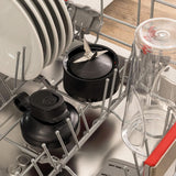 Bosch Mini-Standmixer Vitapower Serie 2 MMB2111S, Highspeed-Mixer, Bis Zu 40 000 Rpm, Tritan Togo-Flasche 0,6 L, Trinkdeckel, Bruchsicher, Spülmasch.Geeignete Teile, 450W, Silber/Schwarz Kitchen Naty Shop