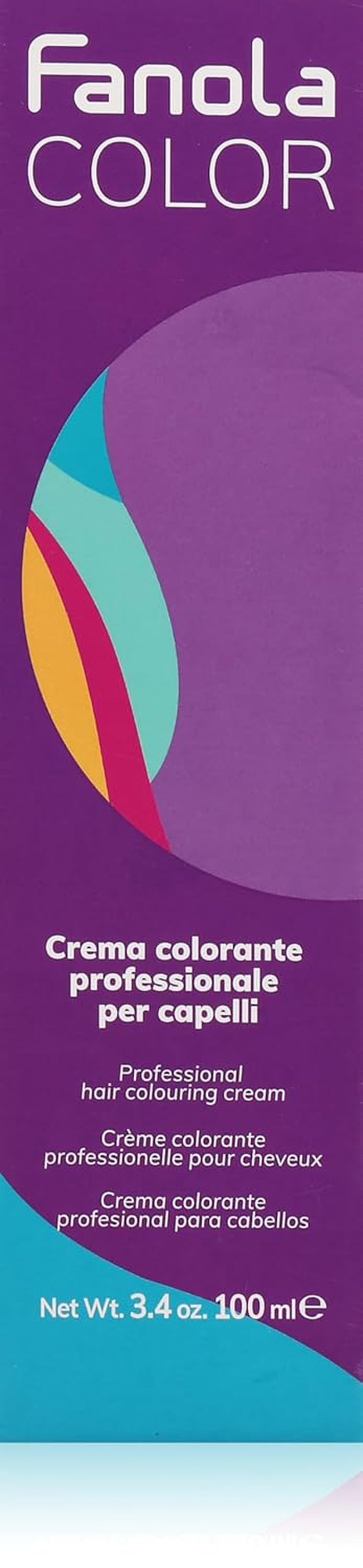 Fanola crema colore Färgkräm 7.0 Blond, 100 ml Hårfärgning Naty Shop 4.0 Mellanbrun