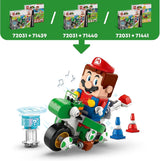 LEGO Super Mario: Mario Kart - Yoshi Bike, Nintendo Adventure Collectible Set, Present för barn, pojkar, tjejer och spelare 7+, Yoshi Figure Collection Set 72031 Byggset Besuche den LEGO-Store