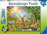 Ravensburger pussel för barn - 13352 Graceful Deer Family - 200-bitars pussel för åldrar 8+ Pussel Naty Shop Standardtitel