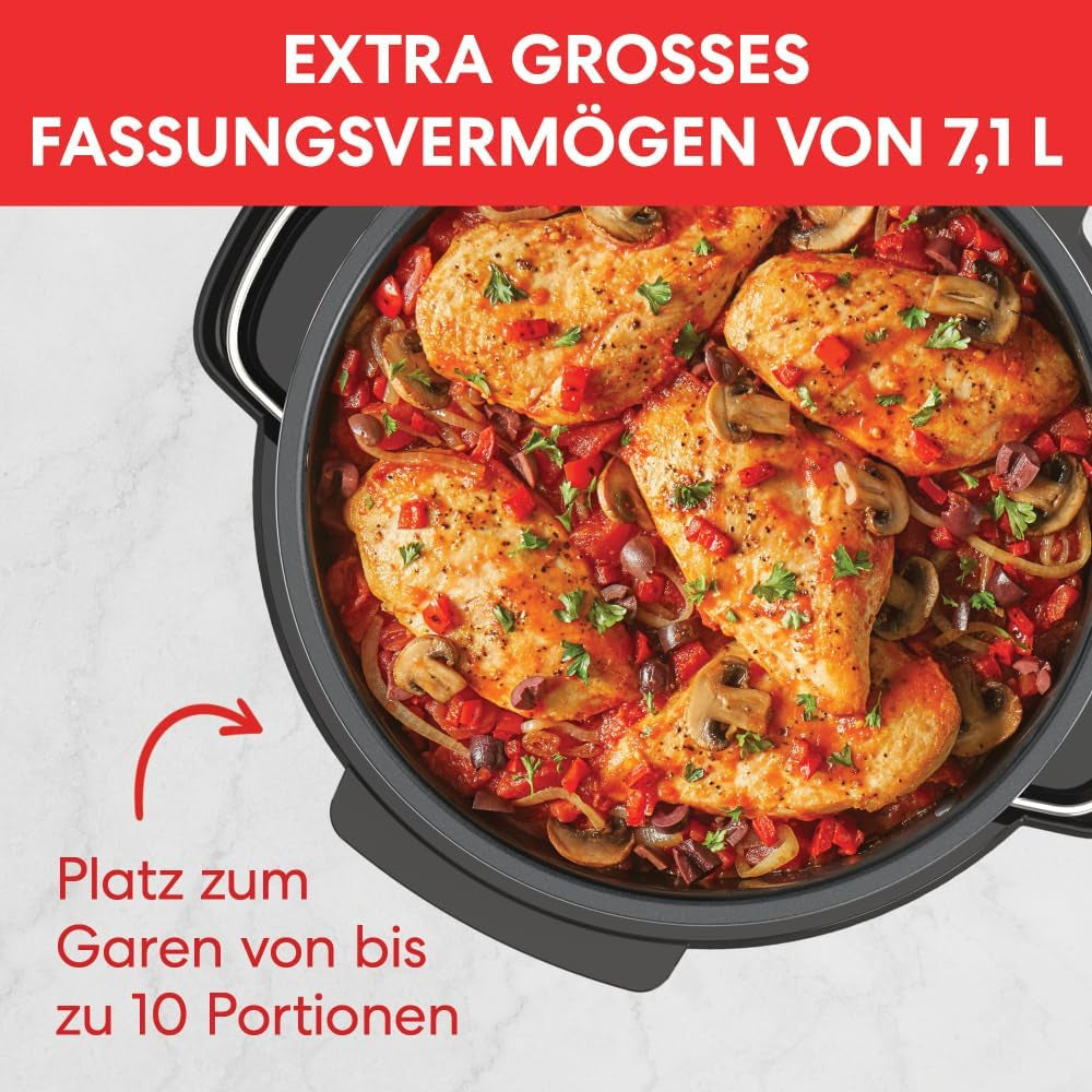 Instant Pot Superior Slow Cooker, 7,1 L Multicooker, 4 matlagningsfunktioner, 800W Slow Cooker Naty Shop