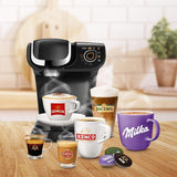 Tassimo My Way espressomaskin med 2 kapslar TAS6502 med vattenfilter, 70+ drycker, dryckesanpassning, kaffevariation, enkel bryggning, 1500W, svart