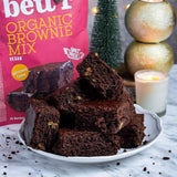 Bettr Organic Brownie Mix - Ekologiska, veganska och glutenfria brownies med rik kakaosmak, 6 x 400 gram Kitchen Naty Shop