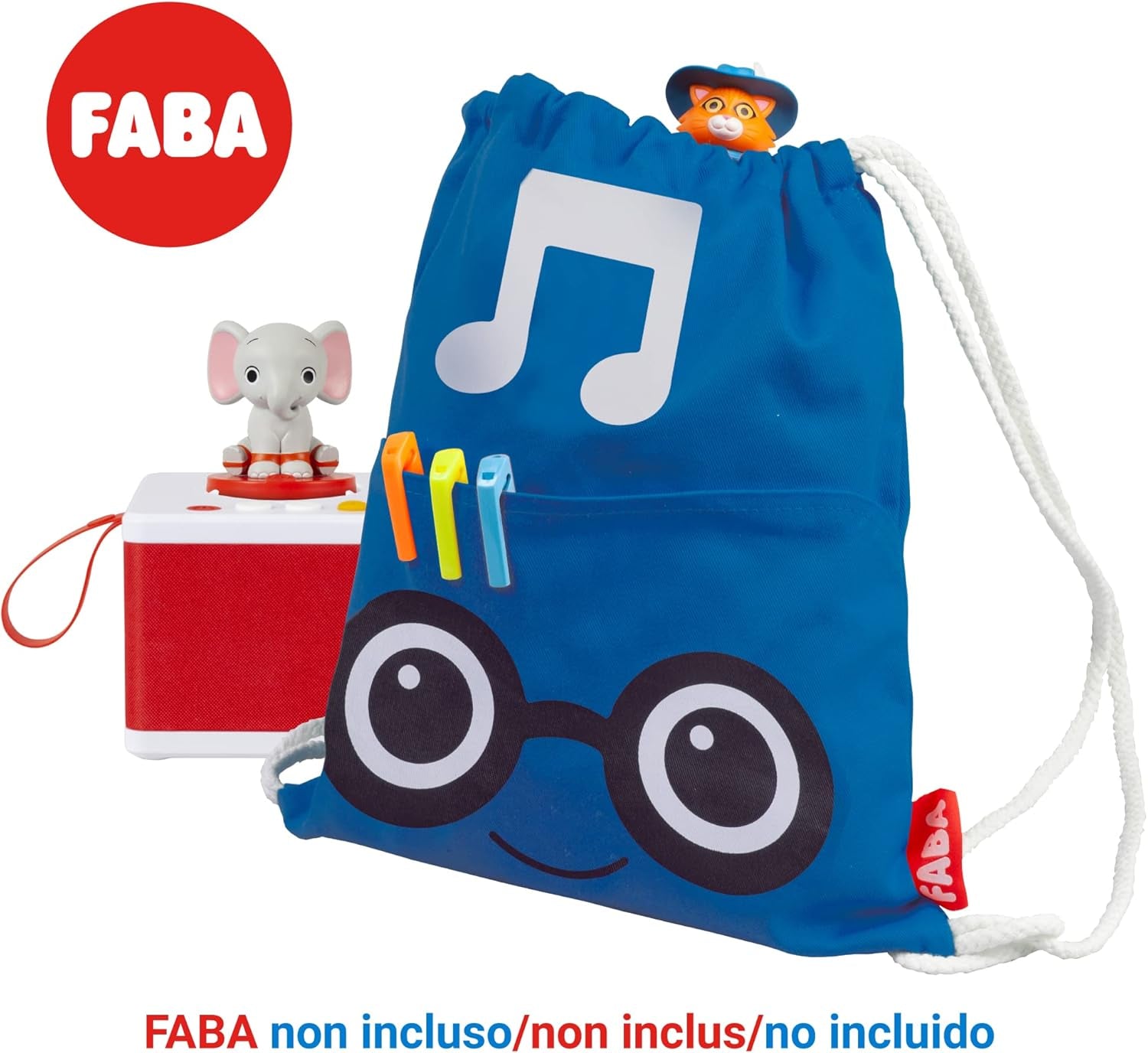 FBB10002 Karaktär med ljud, blå Toys Bebe Naty Shop