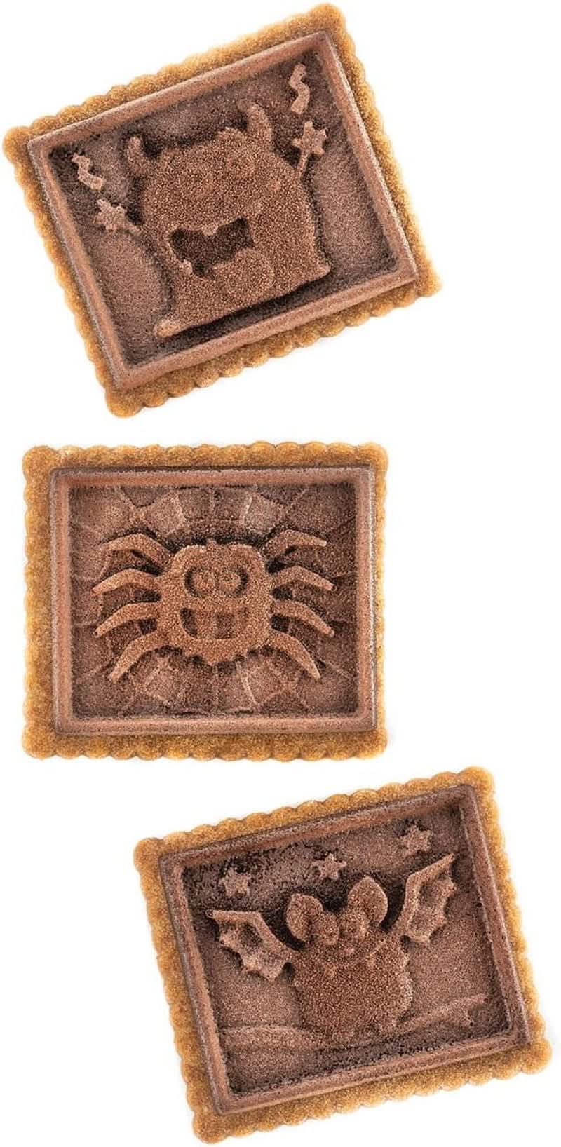 Silikomart 22.172.77.0165 CKC, 12 chokladmonster på kex Kitchen Naty Shop