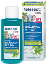 Tetesept Kids Cold Time Bath - badtillsats för barn för den kalla årstiden med 4 eteriska oljor, avslappnande och värmande, 125 ml Naty Shop Standardtitel