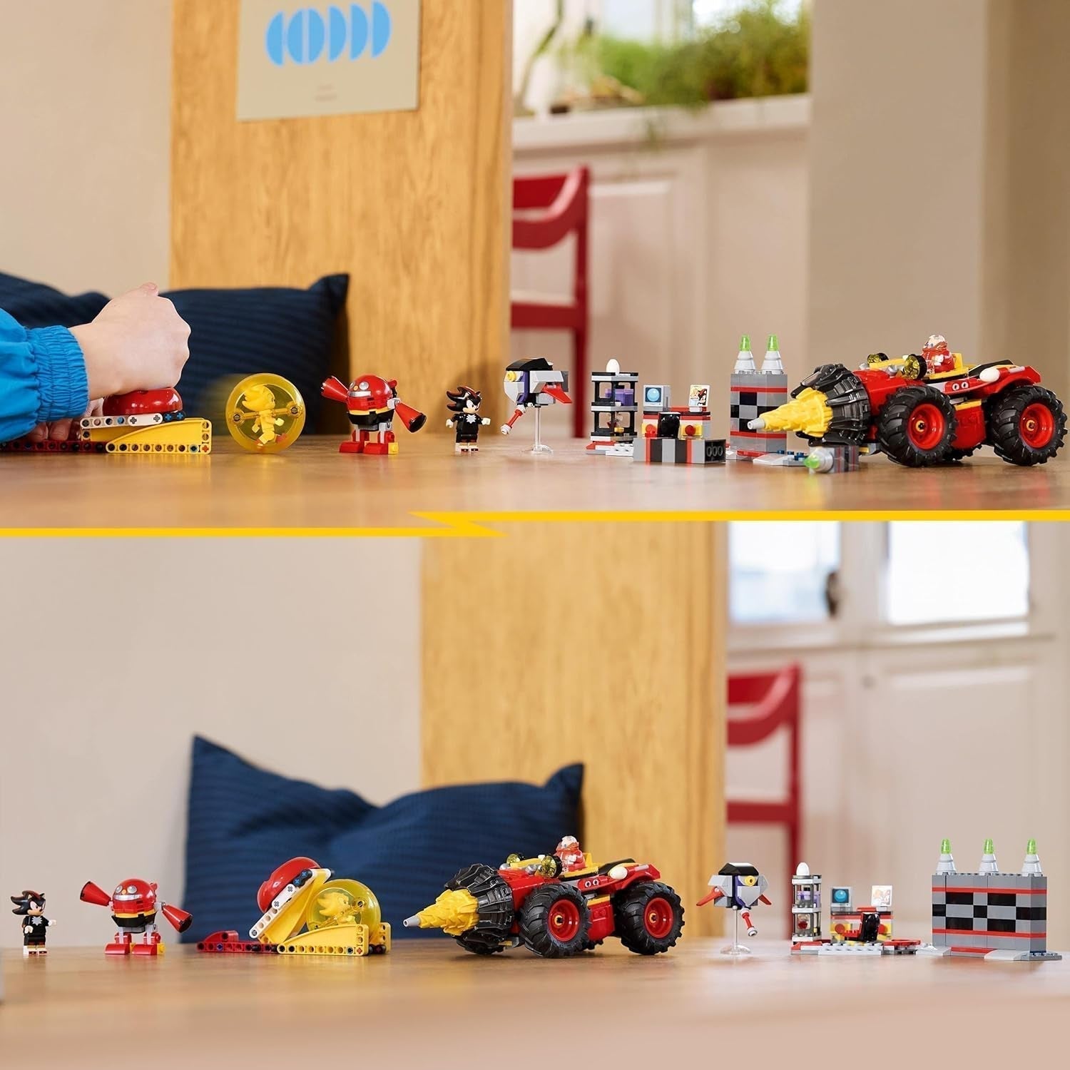 LEGO Sonic the Hedgehog Super Sonic vs. Egg Drillster äventyrsvideospelset Kids Gift Shadow och Dr Eggman Set för pojkar och flickor 8 år 76999 Byggset Besuche den LEGO-Store