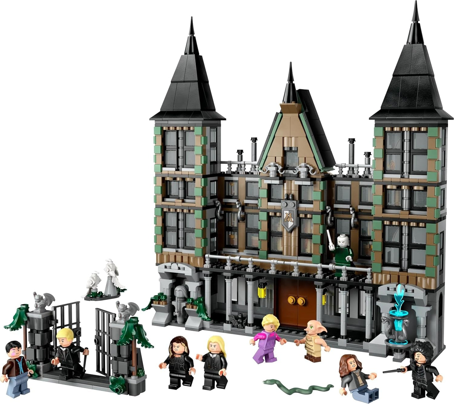 LEGO Harry Potter Malfoy Family Country Estate, fantastisk leksak att samla och visa upp, present till pojkar, flickor och fans av trollkarlsvärlden, presentidé med 9 minifigurer 76453 Byggset Besuche den LEGO-Store