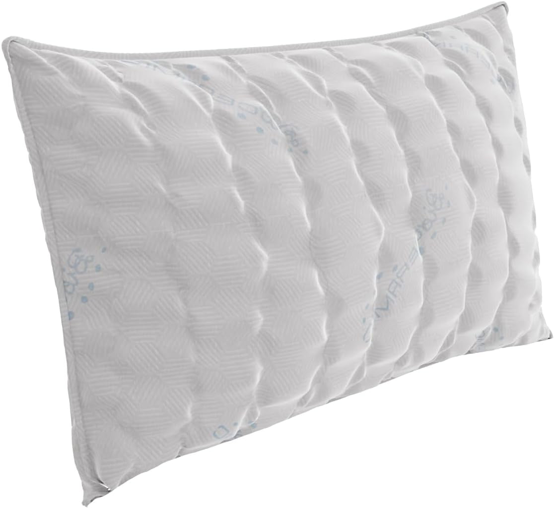 Italienska sängkläder MB Home Italia, kudde, biokeramik, ljusgrå, 45 x 75 cm Naty Shop standardkuddar