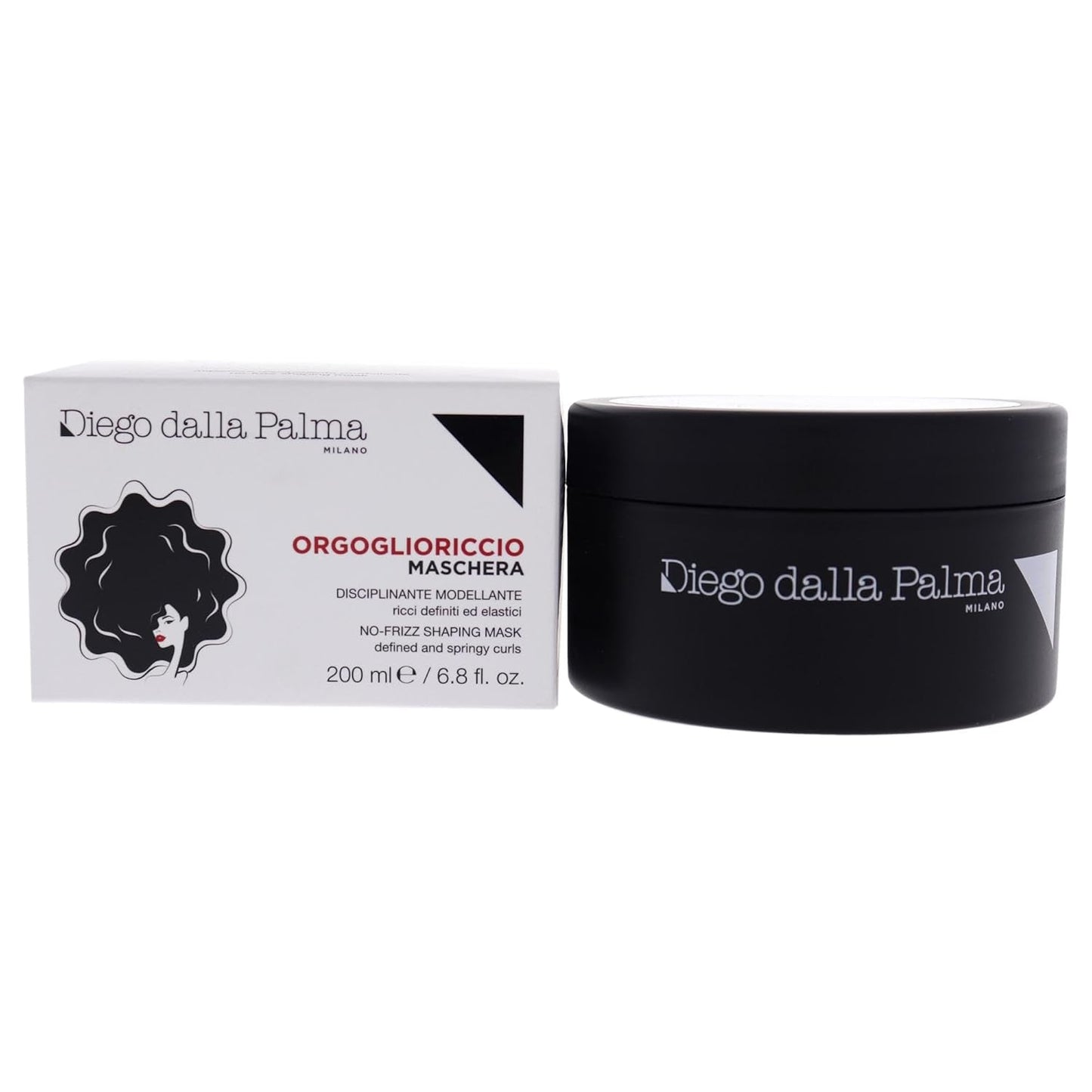 Orgoglioriccio Mask 200ml statlig design Hårmask Naty Shop Cranberry 200 Ml (1 förpackning)