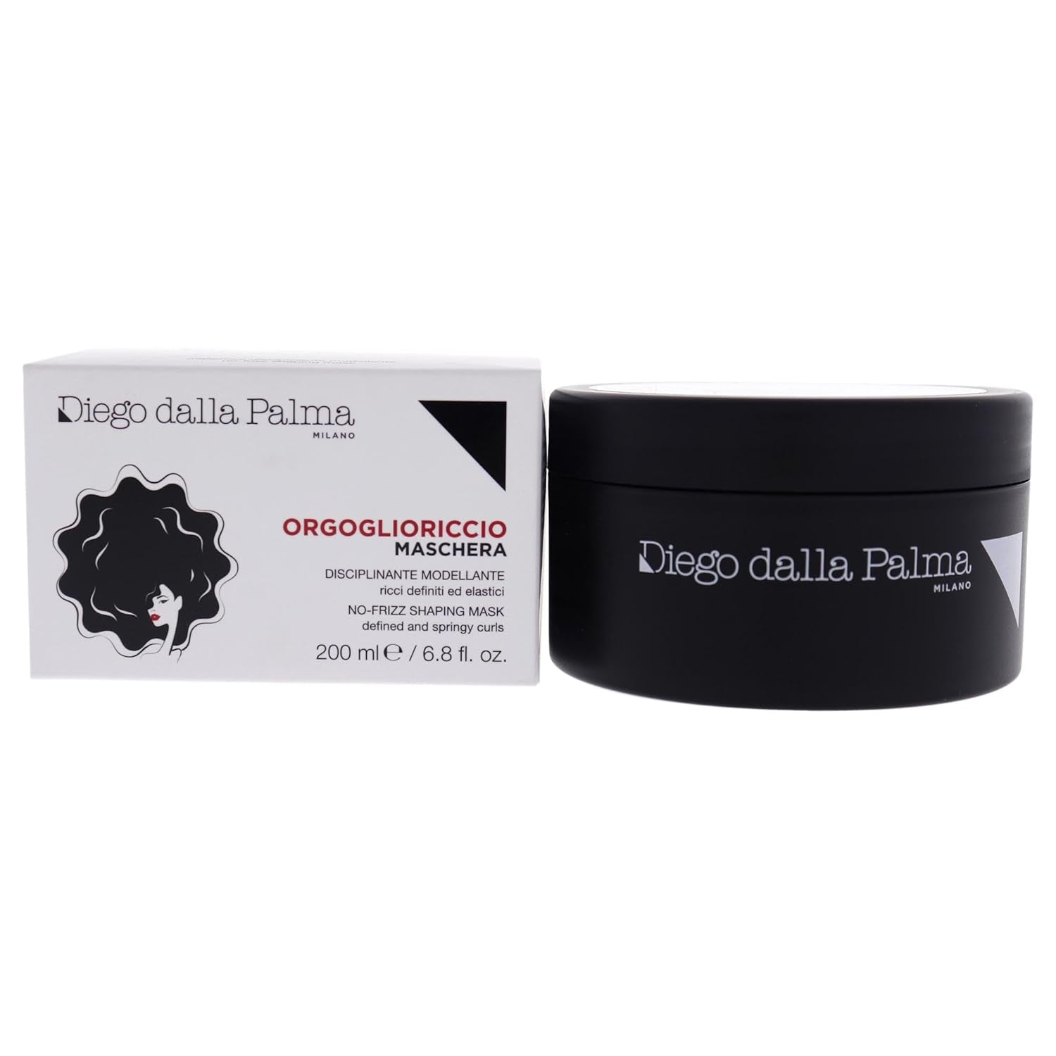 Orgoglioriccio Mask 200ml statlig design Hårmask Naty Shop Cranberry 200 Ml (1 förpackning)