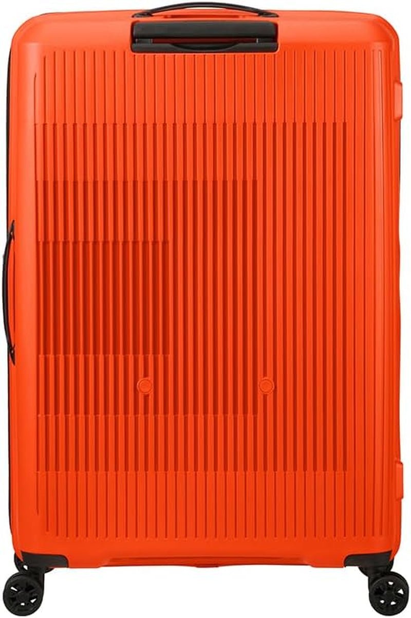 American Tourister Aerostep - Spinner L, Expanderbar resväska, 77 cm, 101,5/109 L, Orange (Bright Orange) Bagage och reseutrustning Naty Shop