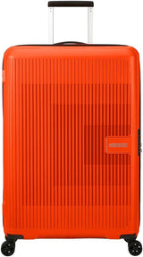 American Tourister Aerostep - Spinner L, expanderbar resväska, 77 cm, 101,5/109 L, Orange (Bright Orange) Bagage och reseutrustning Naty Shop Orange (Bright Orange) L (77 cm - 101,5/109 L)