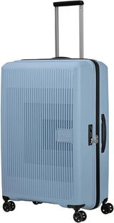 American Tourister Aerostep - Spinner L, expanderbar resväska, 77 cm, 101,5/109 L, Orange (Bright Orange) Bagage och reseutrustning Naty Shop Grey (Soho Grey) L (77 cm - 101,5/109 L)