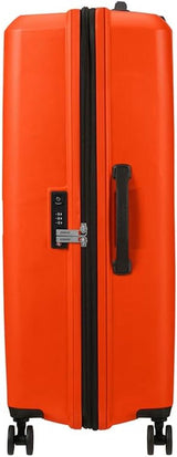 American Tourister Aerostep - Spinner L, Expanderbar resväska, 77 cm, 101,5/109 L, Orange (Bright Orange) Bagage och reseutrustning Naty Shop