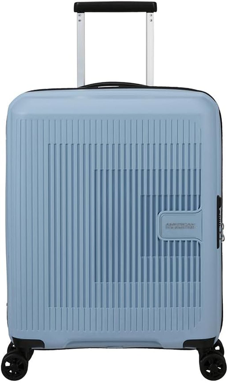 American Tourister Aerostep - Spinner L, Expanderbar resväska, 77 cm, 101,5/109 L, Orange (Bright Orange) Bagage och reseutrustning Naty Shop Grey (Soho Grey) S (55 Cm - 36/40 L)