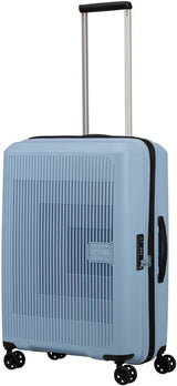 American Tourister Aerostep - Spinner L, Expanderbar resväska, 77 cm, 101,5/109 L, Orange (Bright Orange) Bagage och reseutrustning Naty Shop Grey (Soho Grey) M (67 Cm - 66,5/72,5 L)