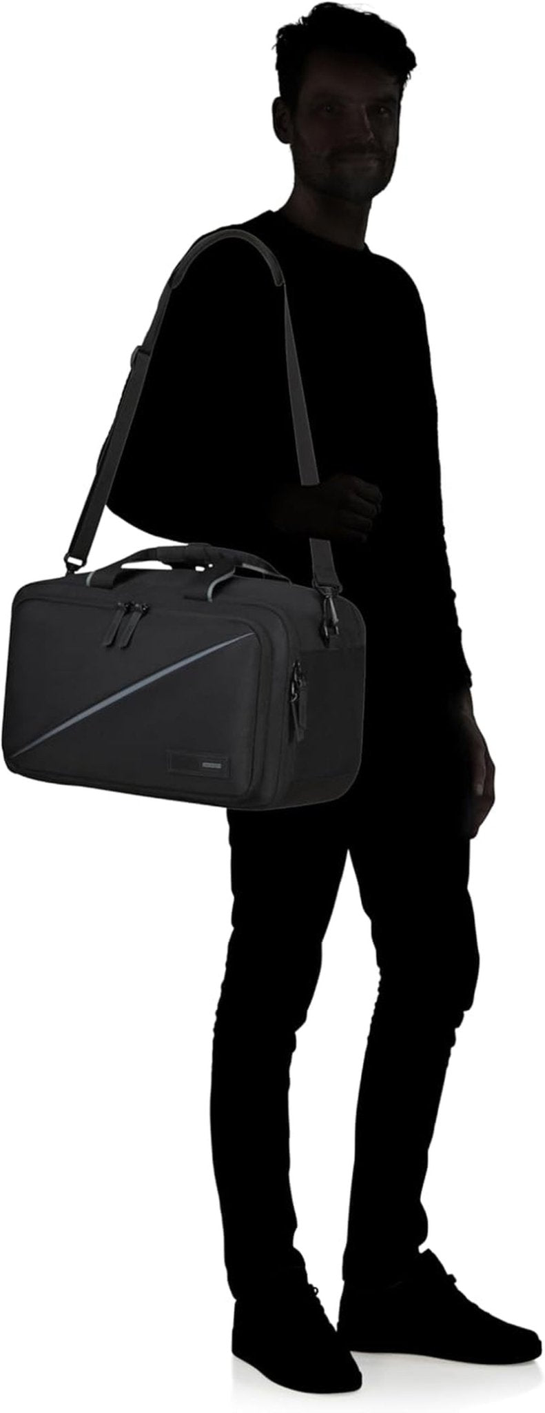 American Tourister Take2Cabin - Ryanair 3-vägs resväska, 40 cm, 25 L, svart (svart) bagage och reseutrustning Naty Shop