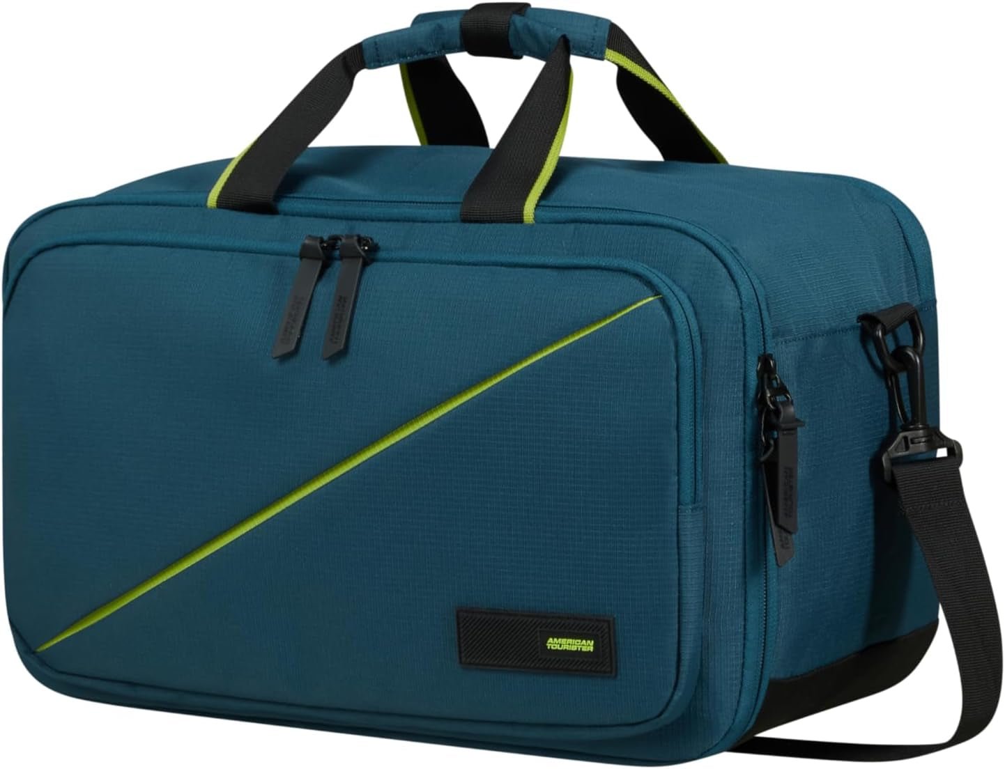 American Tourister Take2Cabin - Ryanair 3-vägs resväska 40cm 25L svart (svart) Naty Shop Bagage & reseutrustning Harbor Blue 14"