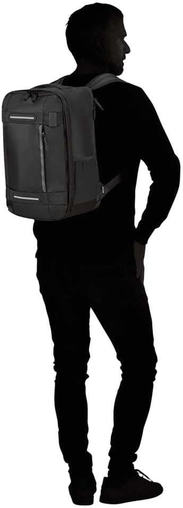American Tourister Urban Track - Ryanairs undersäteshandväska, 25 x 20 x 40 cm, 24,5 L, svart (Asphalt Black) Bagage och reseutrustning Naty Shop