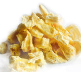 Frystorkad ananas 125g stora bitar, Frystorkad frukt utan tillsatser 100% ren - Naturlig torkad frukt - Torkad ananas, torkad frukt från Foozia Dehydrerade produkter Naty Shop