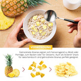 Frystorkad ananas 250g, stora bitar, frystorkad frukt i skivor, osötad, fruktiga ananasbitar, torkad ananas Dehydrerade produkter Naty Shop