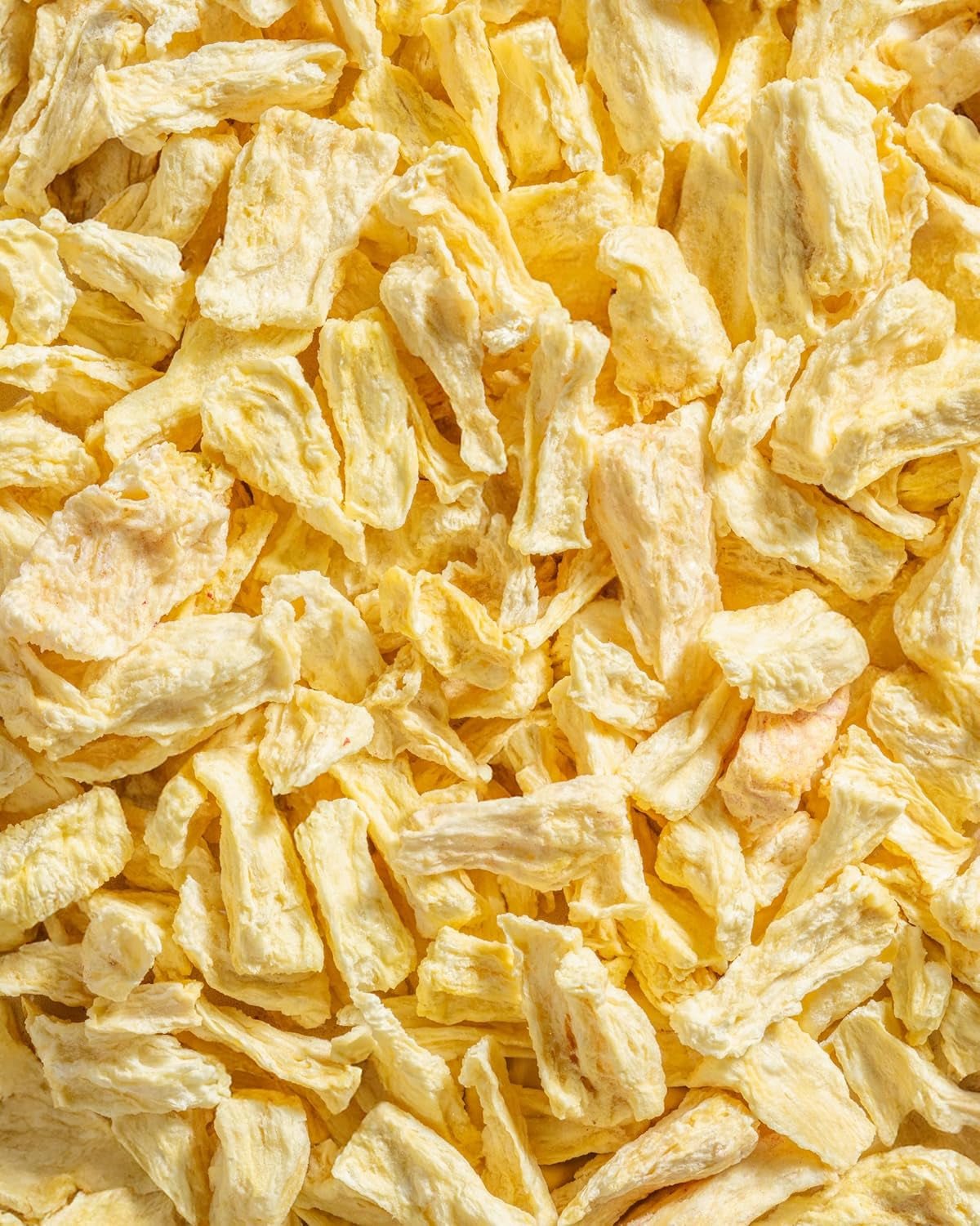Frystorkad ananas BITS 100g stora bitar till smoothie bowls, müsli, gröt topping - frystorkad frukt utan tillsatt socker - torkad ananas - frukt från NutriPur Dehydrerade produkter Naty Shop
