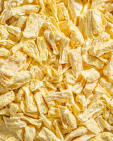 Frystorkad ananas BITS 100g stora bitar till smoothie bowls, müsli, gröt topping - frystorkad frukt utan tillsatt socker - torkad ananas - frukt från NutriPur Dehydrerade produkter Naty Shop